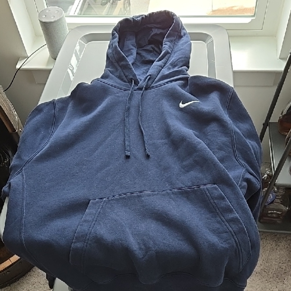 Nike Blue Sweatshirt Hoodie Casual Fit